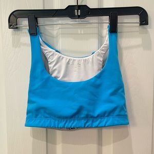 YEAR OF OURS Blue Sports Bra with Criss-cross back detail 💙 SIZE XS